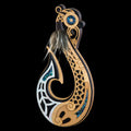 Large 3D Inlaid Manaia Matau Wall Hanging
