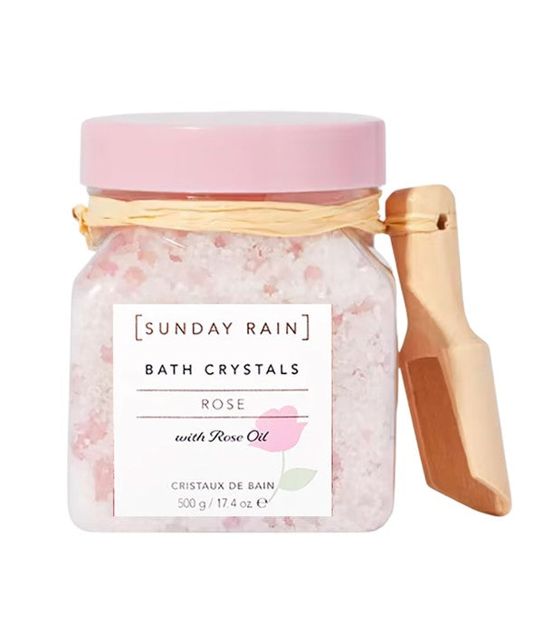 Sunday Rain Rose Bath Crystals 500g-2